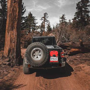 AFN 4x4 Accessories Rear Bumper for Off-Road Vehicles with Heavy-Duty Tire Carrier